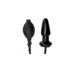 Expand Inflatable Anal Plug Black 